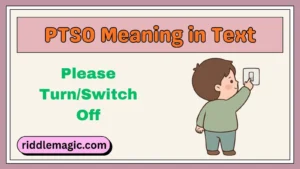 PTSO Meaning in Text