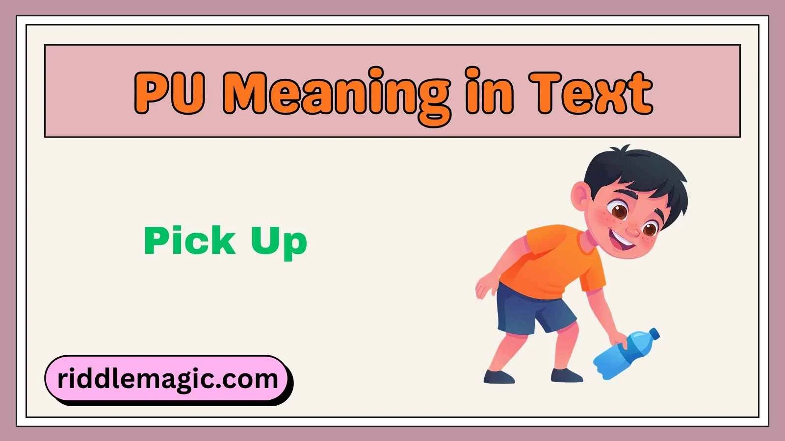 PU Meaning in Text