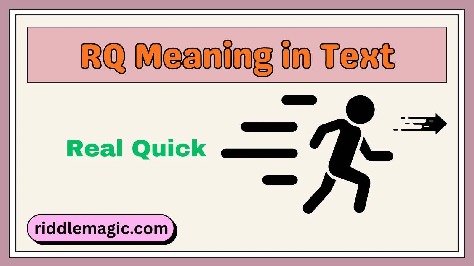 RQ Meaning in Text