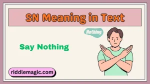 SN Meaning in Text