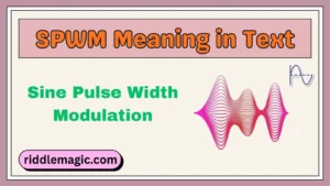 SPWM Meaning in Text