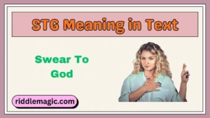 STG Meaning in Text