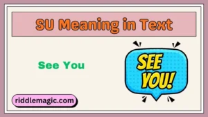 SU Meaning in Text